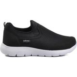Walkway Siyah Beyaz Comfort Unisex Spor Ayakkabı - Siyah - Beyaz