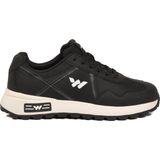 Walkway Siyah Beyaz Memory Foarm Erkek Spor Ayakkabı B25CA108 M - Siyah-Beyaz