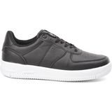 Walkway Siyah Beyaz Unisex Spor Ayakkabı - Siyah - Beyaz