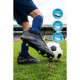 Walkway Siyah Çoraplı Bağcıklı Unisex Çocuk Futbol Ayakkabısı Krampon Strike F