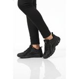 Walkway Siyah Hafızalı Taban Unisex Spor Ayakkabı - Renkli