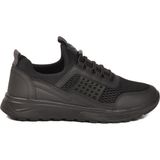 Walkway Siyah Hava Alabilen Tekstil Esnek Unisex Spor Ayakkabı 9060 G - 0 - Siyah