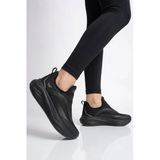 Walkway Siyah-Koyu Gri Hafızalı Taban Hafif Esnek Unisex Spor Ayakkabı Eclipse G