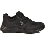 Walkway Siyah Tekstil Hafif Unisex Spor Ayakkabı 020 G