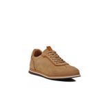 Walkway Triper Hakiki Deri Erkek Sneaker,Kum 42