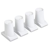 Wall Nanny Genişletici - 15 cm Bebek Kapısı Uzatma Koruması (ABD'de Üretilmiştir) Basınca Monte Kapıları Uzar + Duvarları Korur + Kapıyı Sabitler - Çocuk, Evcil Hayvan ve Köpek Kapıları için - Merdivenlerde Koruyucu Çalışır - 4 Paket