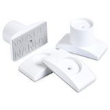 Wall Nanny Genişletici - 2,5 inç Bebek Kapısı Uzatma Kiti (ABD'de üretilmiştir) Basınca Monte Kapıları Uzatır + Duvarları Korur + Kapıyı Sabitler - Çocuk Evcil Hayvan ve Köpek Kapıları - Merdivenlerde Çalışır - Toplam 6,3 cm Uzatır