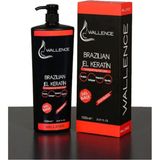 Wallence 1000 ml Brazılıan Jel Keratin Düzleştirici Saç Bakım Ürünü Tüm Saçlar İçin