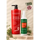 Wallence Brazilian Jel Keratin & Biberiye Suyu | Düzleştirici Keratin + Saç Güçlendirici Ikili Set