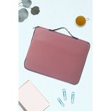 Wallery Bags 11 / 8 Inç Saplı Taşınabilir Tablet Kılıfı - Gül Kurusu
