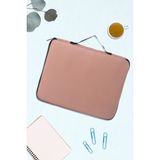Wallery Bags 11 / 8 Inç Saplı Taşınabilir Tablet Kılıfı - Pudra - Pembe