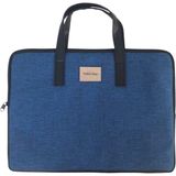 Wallery Bags 13 / 13.3 / 14 Inç Macbook Air Pro Ultrabook Laptop Çantası - 36x26x2 cm - Mavi