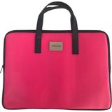 Wallery Bags 13 / 13.3 / 14 Inç Macbook Air Pro Ultrabook Laptop Çantası - 36x26x2 cm - Pembe