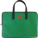 Wallery Bags 13 / 13.3 / 14 Inç Macbook Air Pro Ultrabook Laptop Çantası - 36x26x2 cm - Yeşil