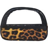 Wallery Bags Fitilli Şeffaf, Aksesuar & Makyaj Çantası - Leopar