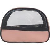 Wallery Bags Fitilli Şeffaf, Aksesuar & Makyaj Çantası - Pudra - Pembe
