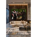 Wallivo Genç Hans Holbein'in Elçiler (The Ambassadors) Kuzey Rönesansı Kanvas Tablo - 50 x 70 - Ahşap