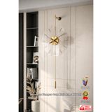 Wallover Design Gravity Kırılmaz Camlı Sessiz Metal Lüks Duvar Saati - Modern Dekoratif Camlı Duvar Saati