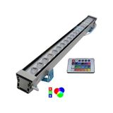 Wallwasher Rgb (Kumandalı) LED Aydınlatma 20-30-35-50-67-100 cm Duvar ve Ağaç Boyama (100) - Çok Renkli