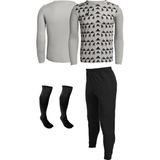 Wallzon Kaleci Forma,eşofman,çorap Casillas Model 3'lü Set - Gri - Siyah