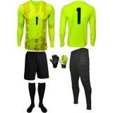 Wallzon Kaleci Forma,eşofman,şort,eldiven,çorap Neuer Model 5 Li Set - 7 - 8 Yaş - Sarı