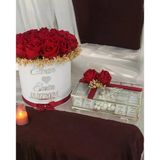 Walter Söz Nişan Kız İsteme Çikolatası ve İsteme Çiçeği Seti