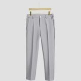 Wamoss 2025 Vintage Baggy Pileli Kumaş Pantolon - 0-Gri - L - 34