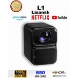 Wanbo Tt 650 Ansi Lümen L1 Lisanslı 1080p Linux Os Projeksiyon Cihazı