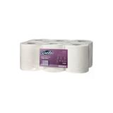 Wanda Soft İçten Çekmeli Kağıt Havlu 6'Lı Paket 6 Kg - 2 Katlı, 21Cm Yaprak Eni - 97M Rulo
