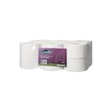 Wanda Soft Mini Cimri İçten Çekmeli Tuvalet Kağıdı 6 KG 132M Rulo - 12'lı Paket - 2 Katlı, 21cm Yaprak Eni