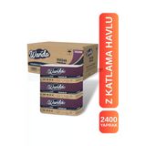 Wanda Soft Premium Z Katlama Kağıt Havlu 21X24 | 2400 Yaprak | Dayanıklı & Dispenser Uyumlu