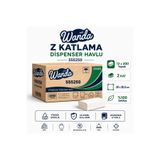 Wanda soft Z Katlama Kağıt Havlu 20x20,5 cm 12'li x 200 Yaprak 2 Kat %100 Selüloz Dispenser Uyumlu