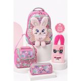 WANDER BAG Bubbles 3’lü Mu-9674 Okul Çantası Seti Sırt Çantası Beslenme Çantası Kalemlik Peluş Defter Hediyeli