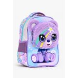 WANDER BAG Chimola Bt173 Anaokulu Çantası Peluş Ayıcık Desenli Kreş Sırt Çantası Su Geçirmez