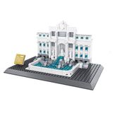 Wange 667 Parça Fontana Di Trevi Roma Lego