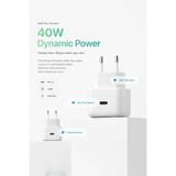 WANNA PROTECT 60W PD Type-C Hızlı Şarj Adaptörü Dynamic Power 40W iPhone 17 Pro Max iPad Air Şarj Başlığı Aleti