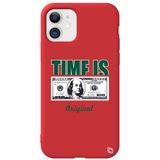 WANNA PROTECT iPhone 11 ile Uyumlu Kırmızı Premium İçi Kadife Money Desenli Silikon Telefon Kılıfı money_173