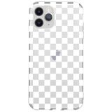 WANNA PROTECT iPhone 11 Pro Max ile Uyumlu Dama Desenli Şeffaf Silikon Telefon Kılıfı dama_174