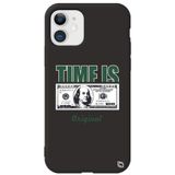 WANNA PROTECT iPhone 12 ile Uyumlu Siyah Premium İçi Kadife Money Desenli Silikon Telefon Kılıfı money_175