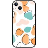 WANNA PROTECT iPhone 13 ile Uyumlu Premium Dama Desenli Glossy Telefon Kılıfı, Karışık Renkler renklidamaglossy_195