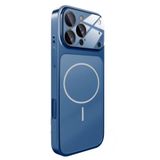 WANNA PROTECT iPhone 13 Pro Max ile Uyumlu iPhone 17 Pro Max Görünümlü Magsafe Şarj Kamera Koruma Telefon Kılıfı, Lacivert magsafeglass_13promax