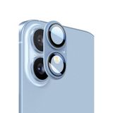 WANNA PROTECT iPhone 17 Uyumlu Kamera Lens Koruyucu, Metal Çerceveli, Tam Kaplar Koruyucu Cam, Mavi 17-kameralenstamkapatan