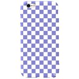 WANNA PROTECT iPhone 6 6s ile Uyumlu Lila Dama Desenli Premium Silikon Telefon Kılıfı, Kadifeli İç dama_166