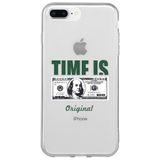 WANNA PROTECT iPhone 8 Plus ile Uyumlu Money Desenli Şeffaf Silikon Telefon Kılıfı money_171