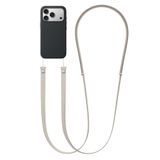 WANNA PROTECT iPhone Tüm Serilerle Uyumlu Çapraz Ayarlanabilir Crossbody Strap Telefon Askısı, Kahve crossbodystrap