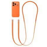 WANNA PROTECT iPhone Tüm Serilerle Uyumlu Çapraz Ayarlanabilir Crossbody Strap Telefon Askısı, Turuncu crossbodystrap