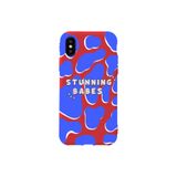 WANNA PROTECT iPhone X ile Uyumlu Stunning Babes Desenli Silikon Telefon Kılıfı, Kırmızı