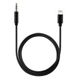 WANNA PROTECT Lightning to Aux Kablo 1 Mt Kulaklık Çevirici Iphone Uyumlu Araç Müzik Ses Dönüştürücü