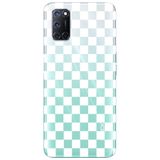 WANNA PROTECT Oppo A52 ile Uyumlu Dama Desenli Şeffaf Silikon Telefon Kılıfı dama_193