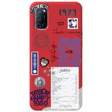 WANNA PROTECT Oppo A72 ile Uyumlu Kırmızı, İçi Kadife, Taylor Swift Sticker Desenli Silikon Telefon Kılıfı taylor_194
